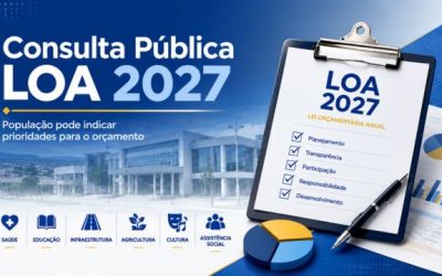 LOA 2027: últimos dias para apresentar demandas da comunidade